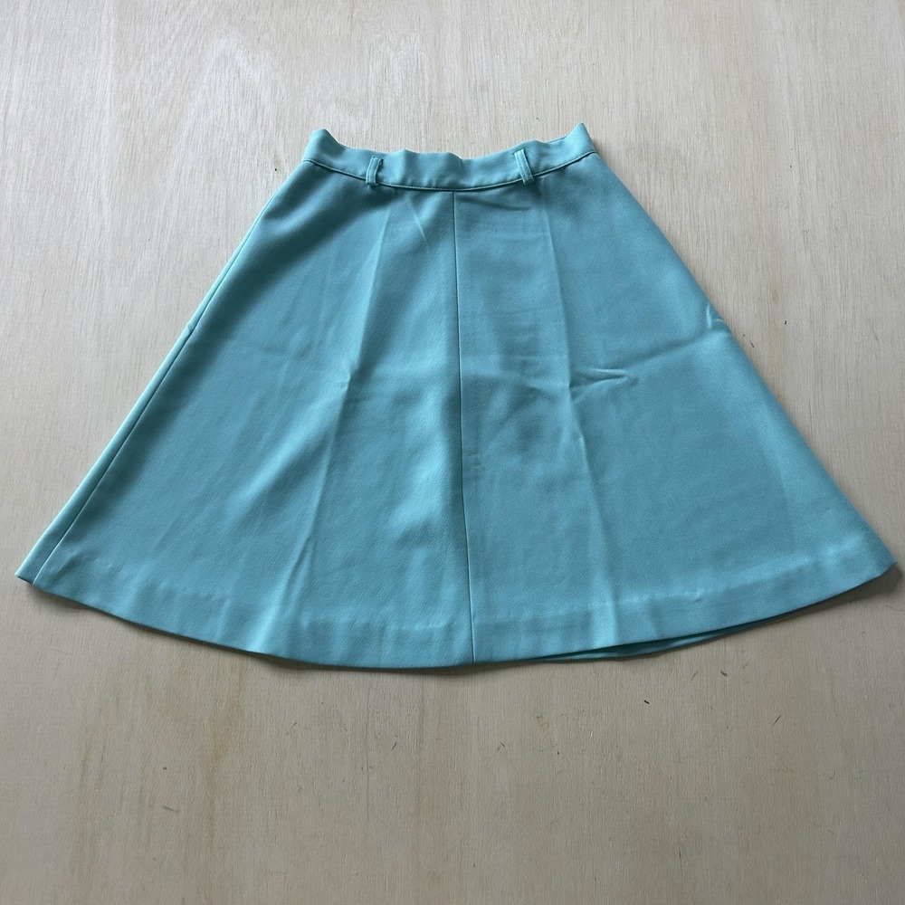 Vintage Bobbie Brooks Skirt Womens 9 Blue A Line Short USA Casual Spring
